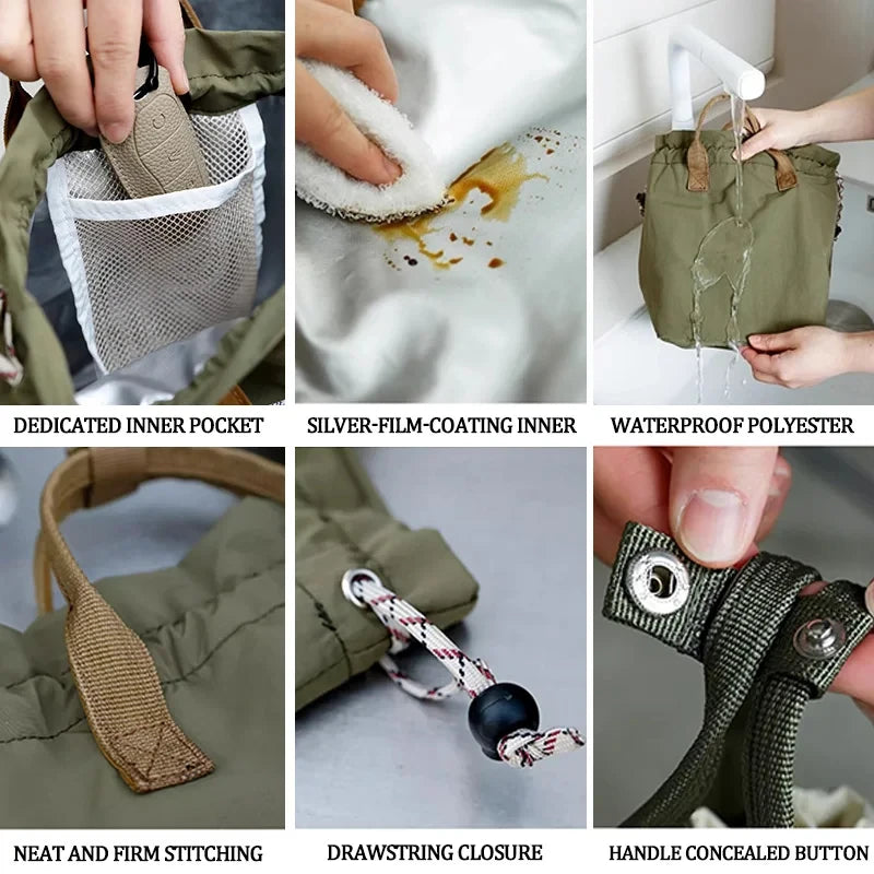 Waterproof Insulated Lunch Bag